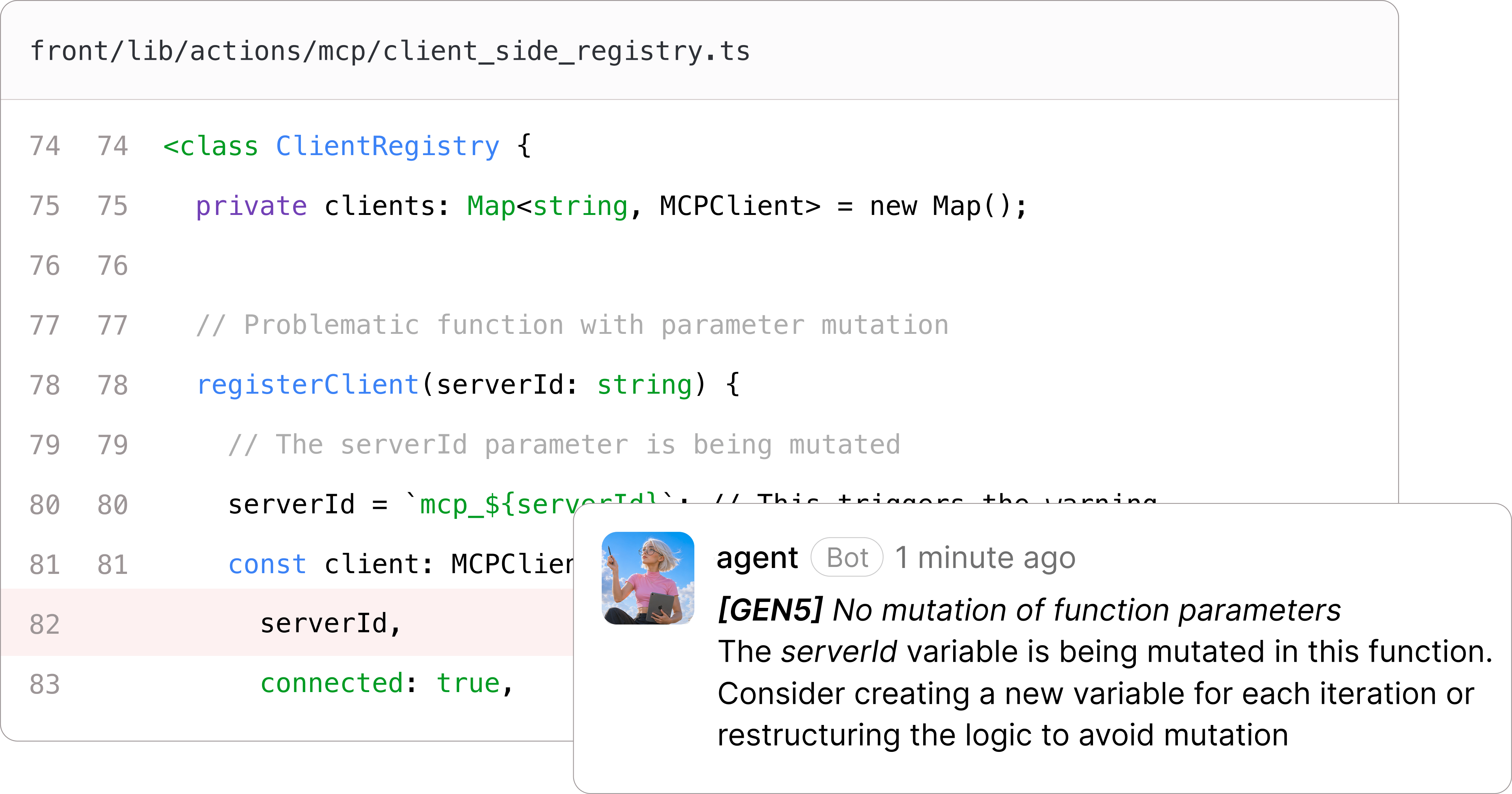 Code review 1