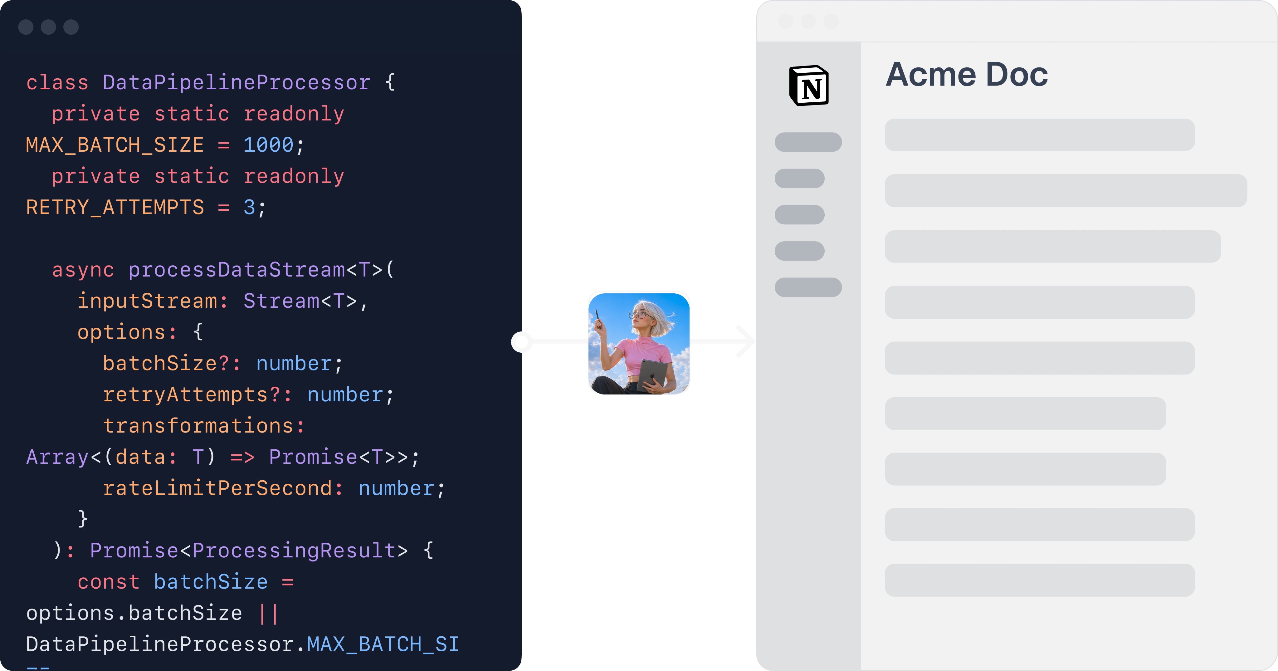 Code to doc 1