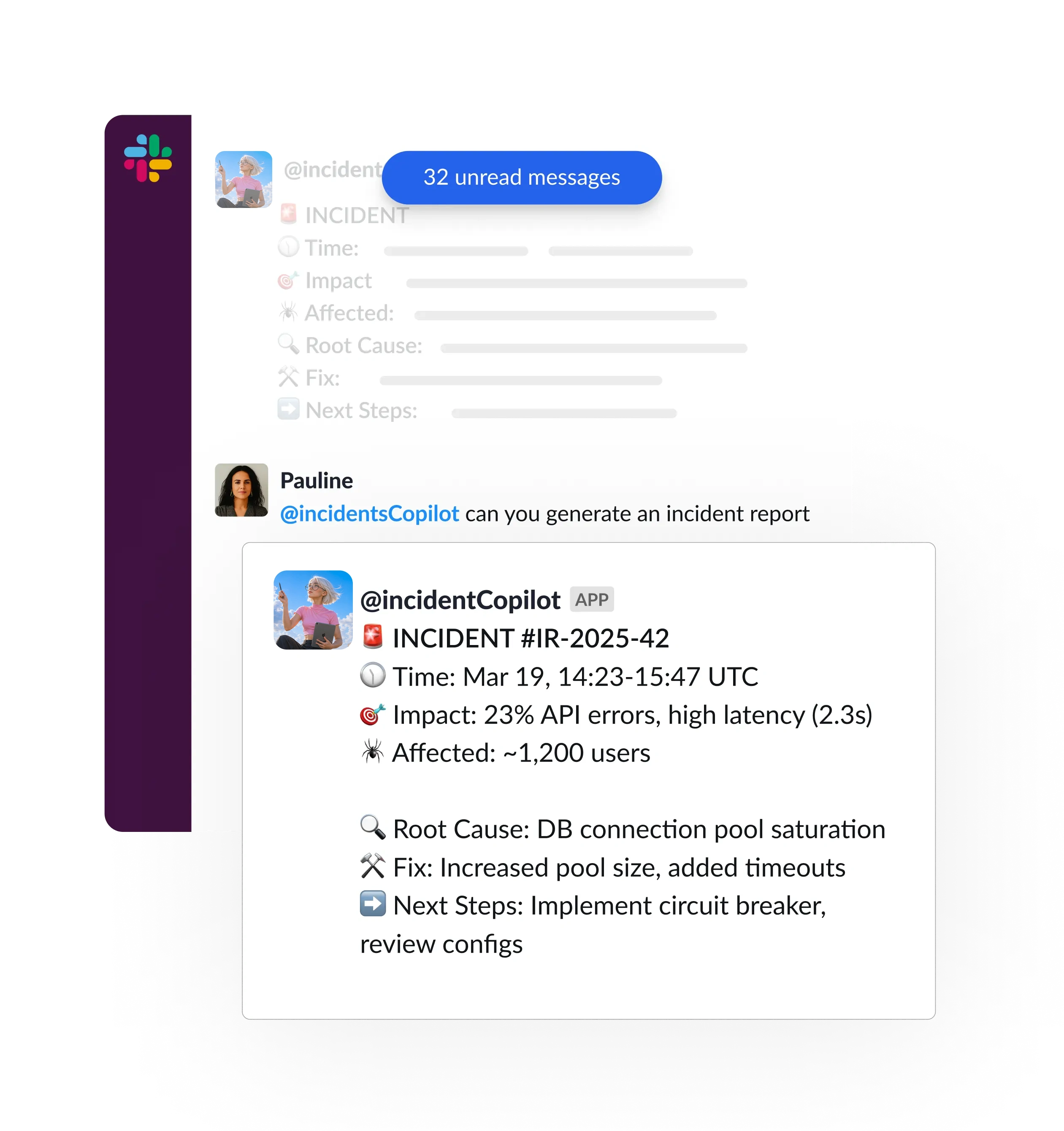 Support operations Features