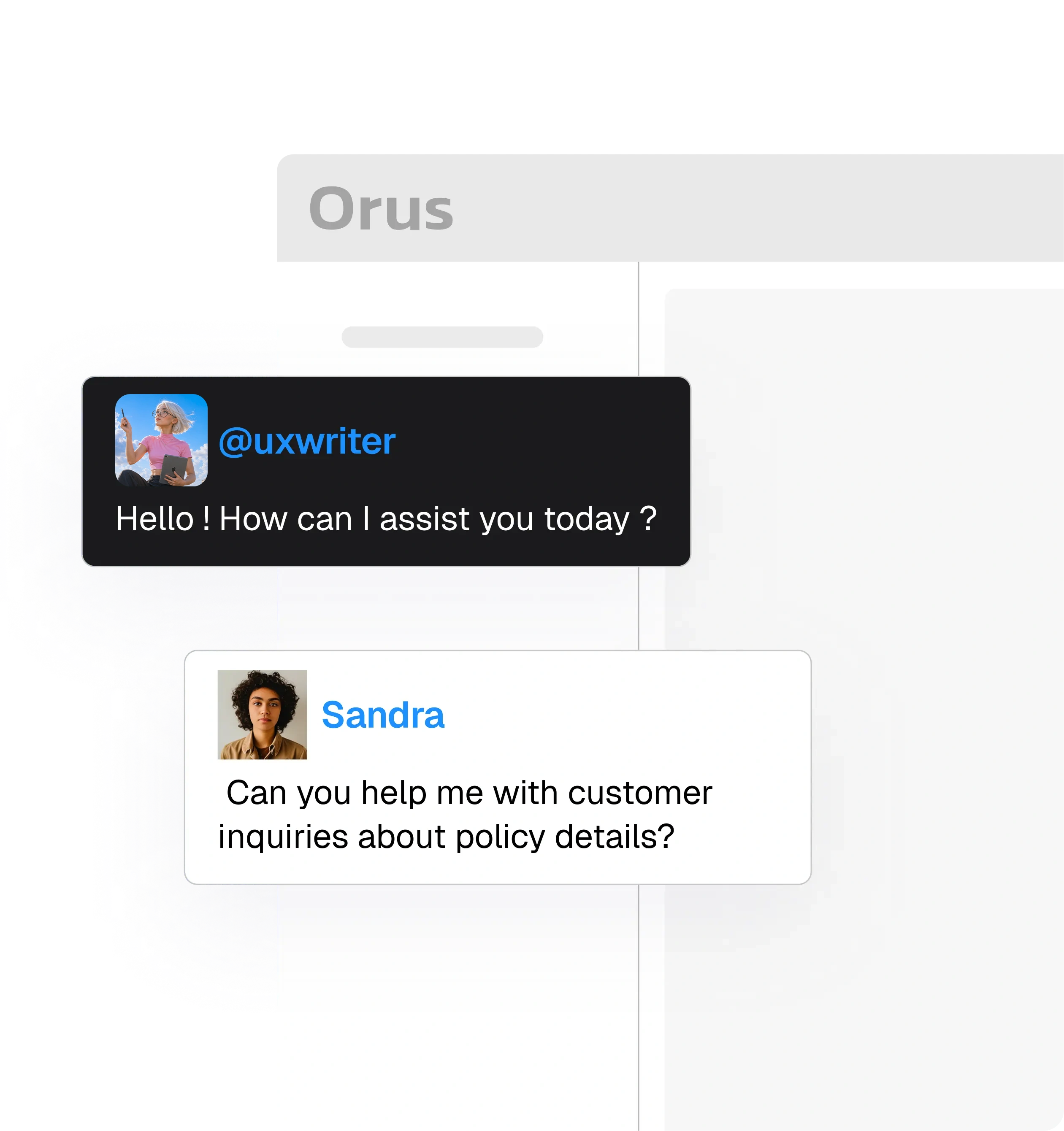 Customer service Features