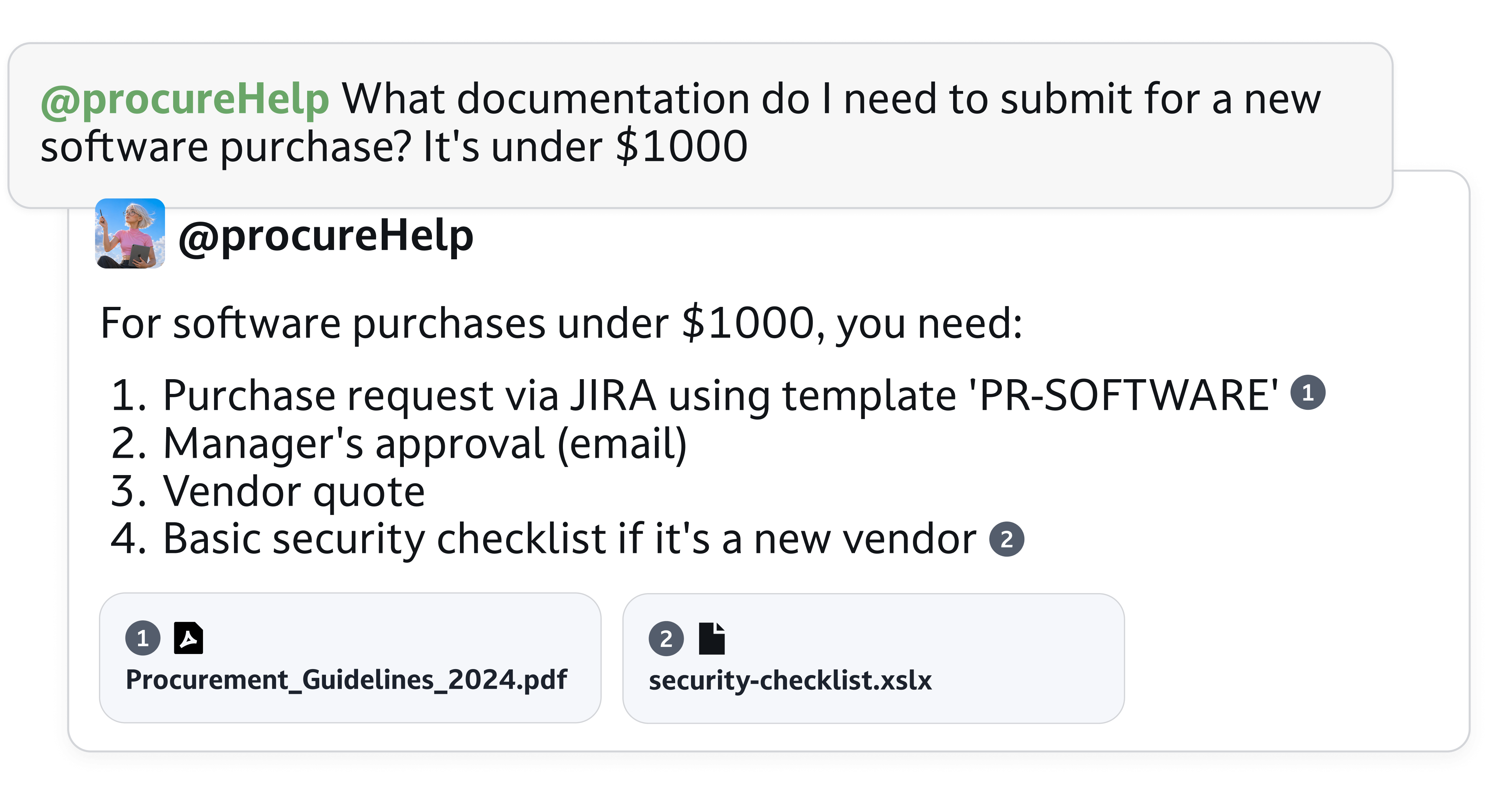 Procurement helper 1
